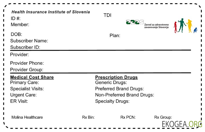 Carte d'assurance maladie de Slovénie